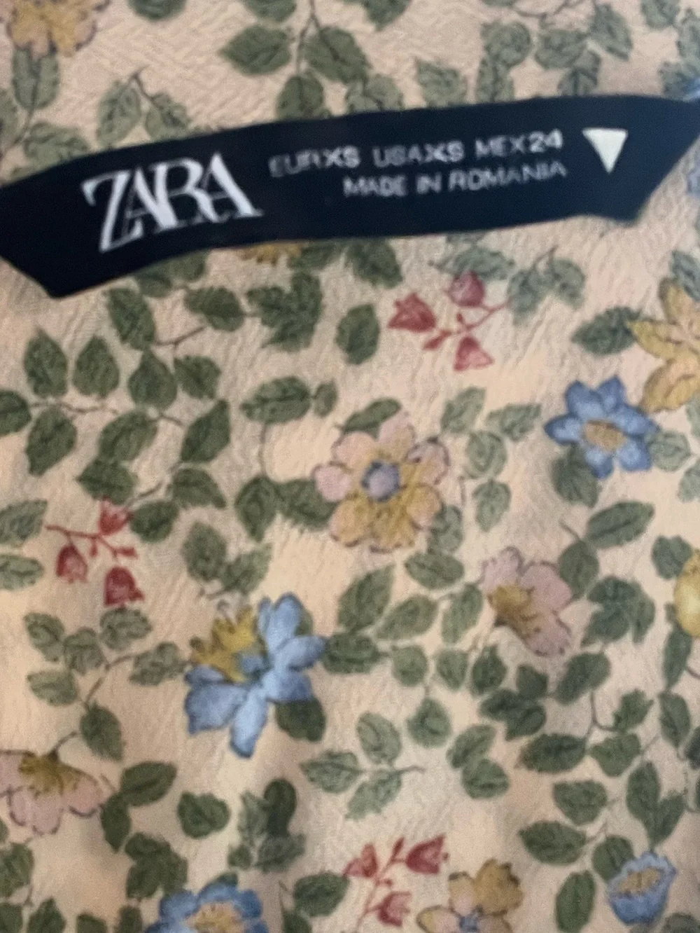 Zara floral midi dress